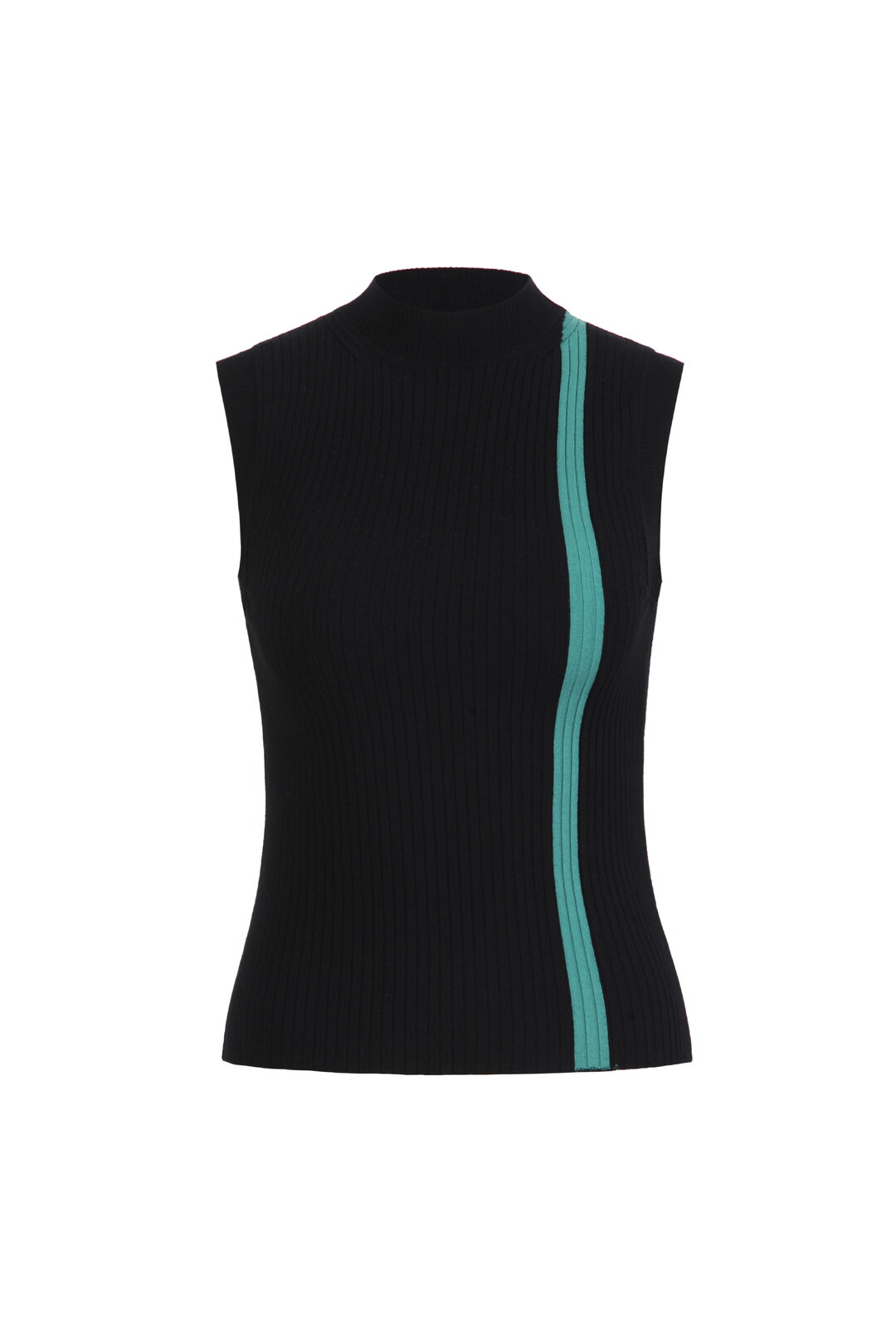 Ribbed Rollneck with the stripe