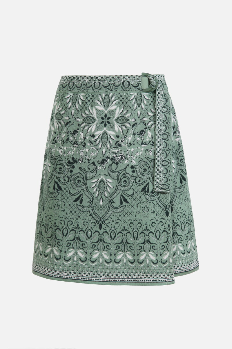 Mini Wrap Skirt, Alhambra Pattern