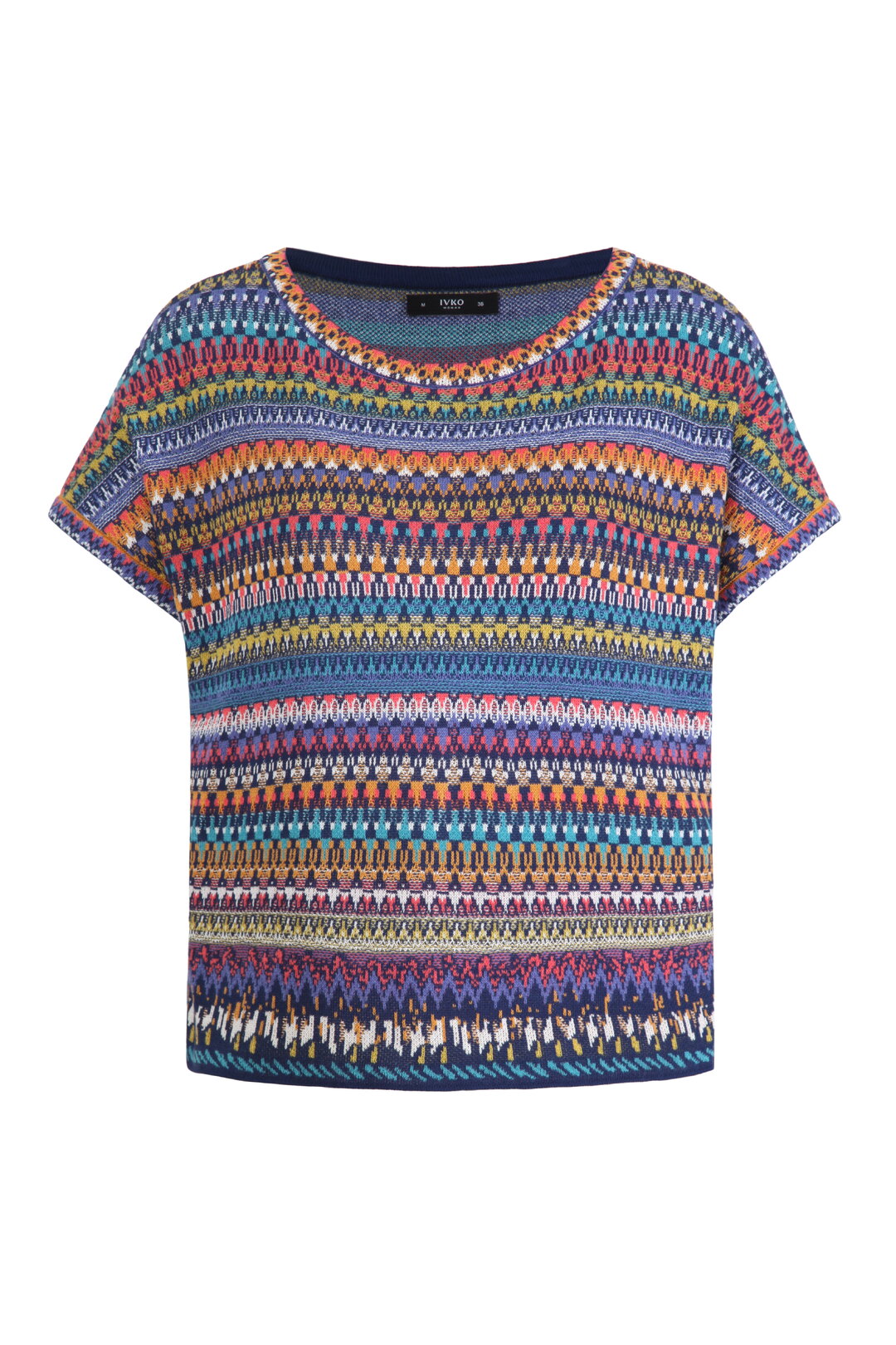 Sleeveless Pullover, Stripe Pattern