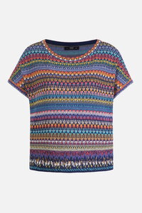 Sleeveless Pullover, Stripe Pattern