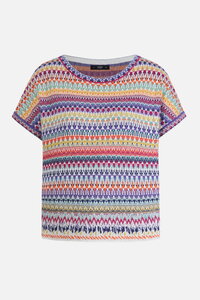 Sleeveless Pullover, Stripe Pattern