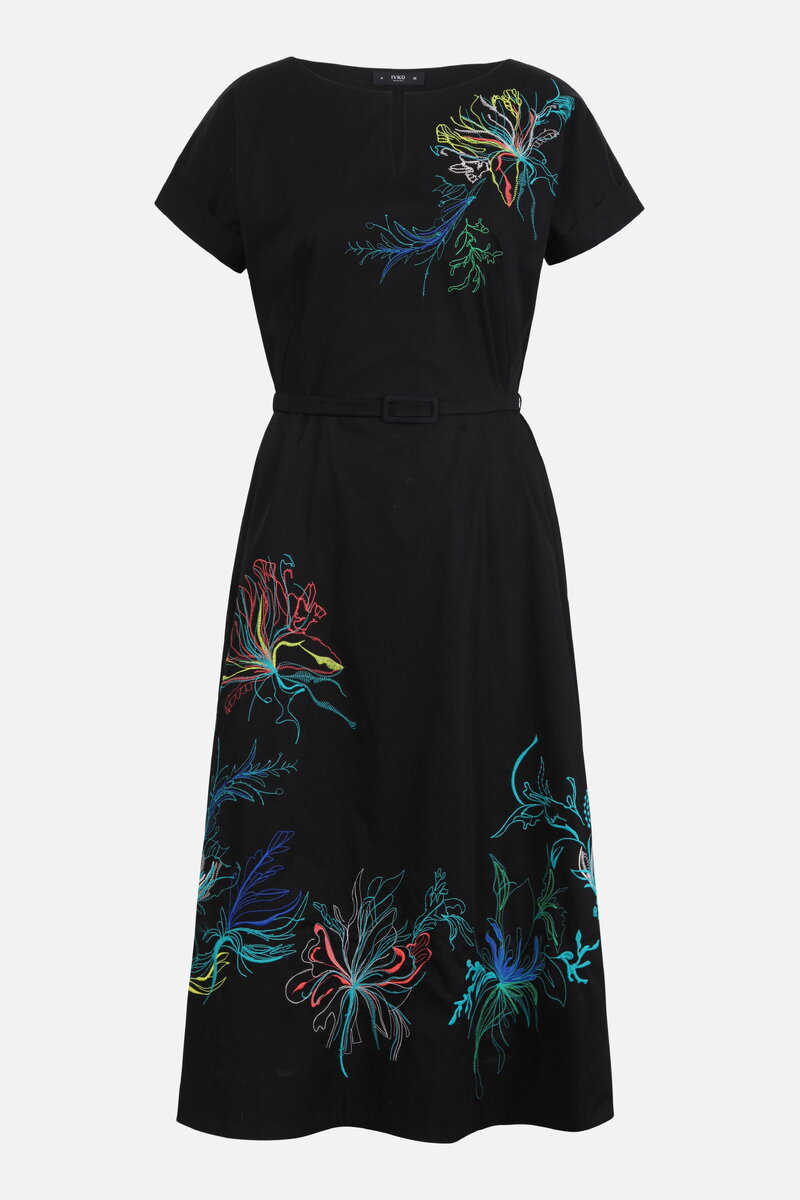 Poplin  Embroidery Dress