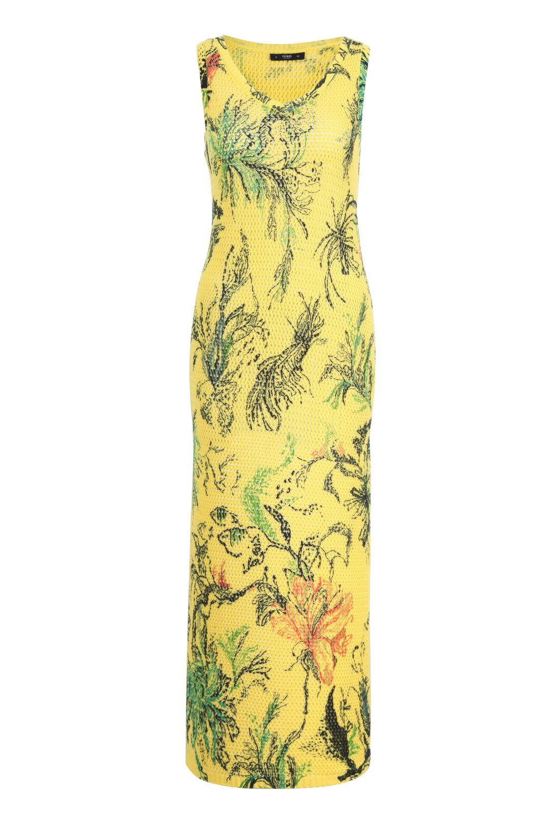 Printed Dress, Seabed Motif