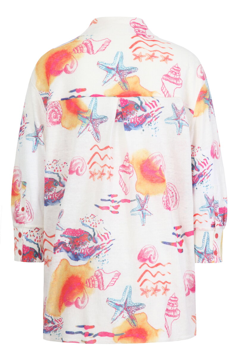 Bedrucktes Shirt, Meeresboden Motiv