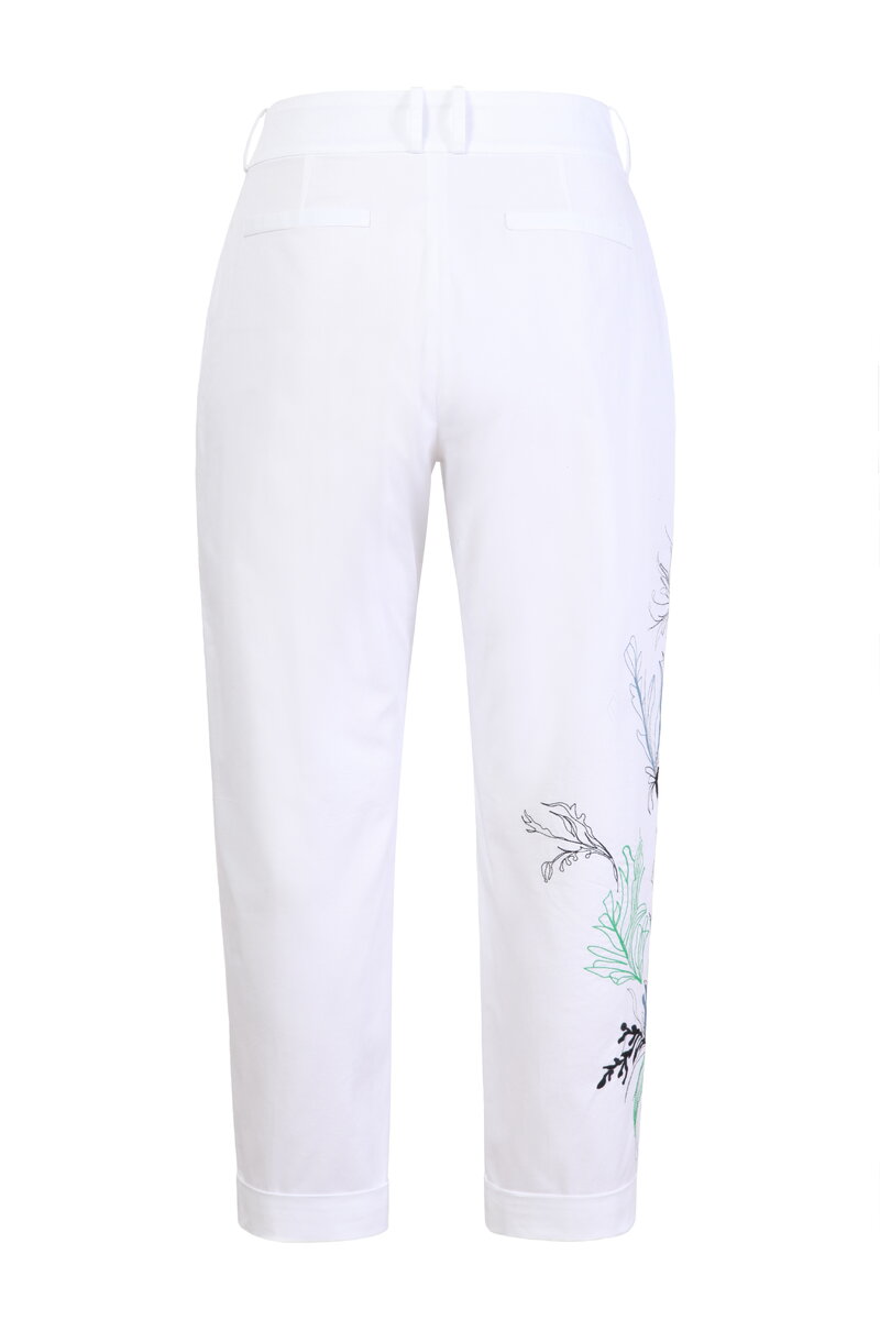 Embroidery Pants, Floral Pattern