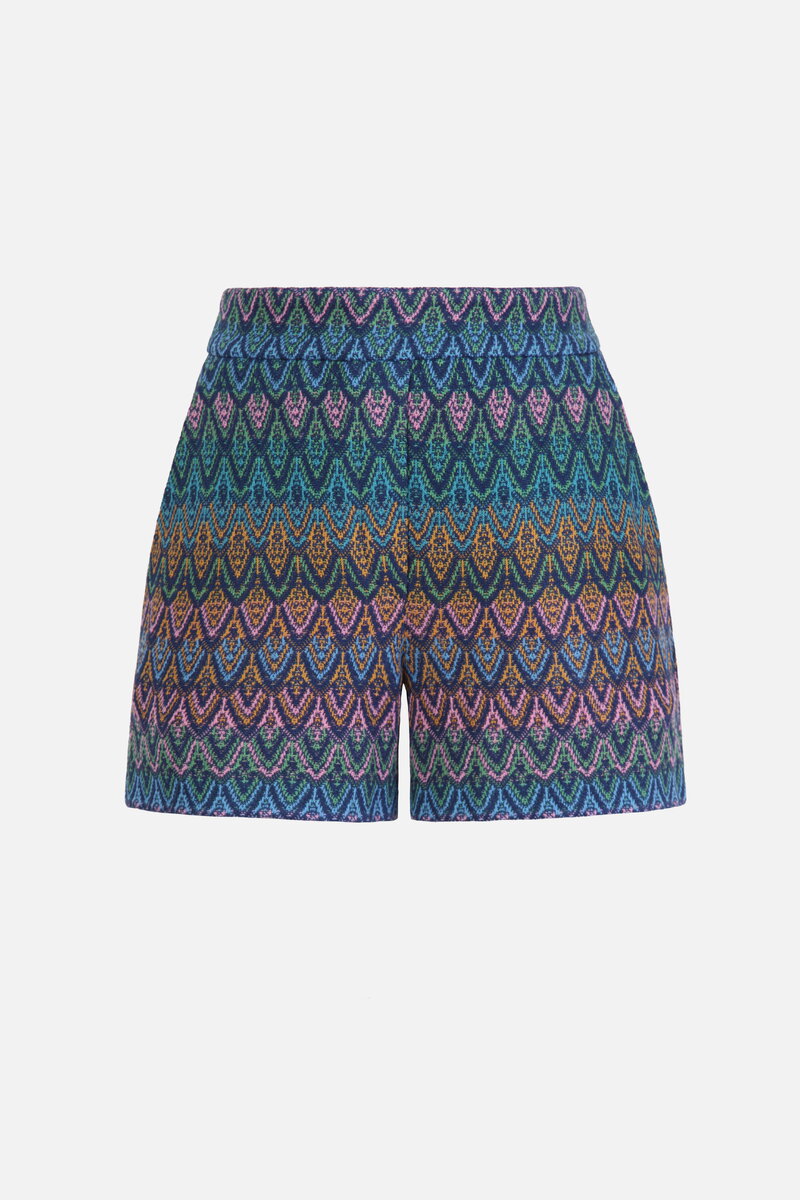 Jacquard  Shorts, Ornement Pattern