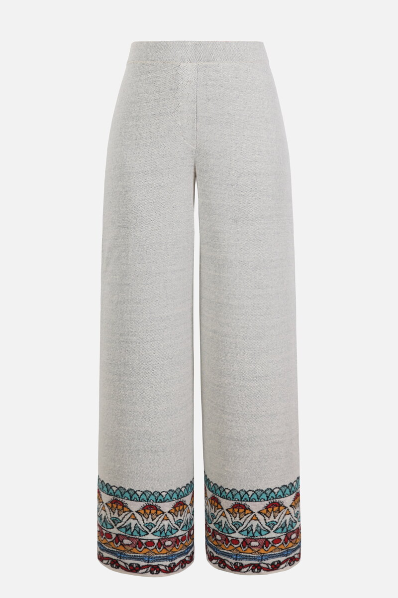 Knitted Pants,  Papyrus Motif