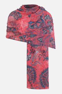 Printed Scarf, Lotos Motif