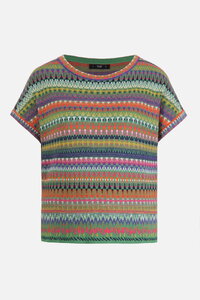 Ärmelloser Pulli mit Streifen
