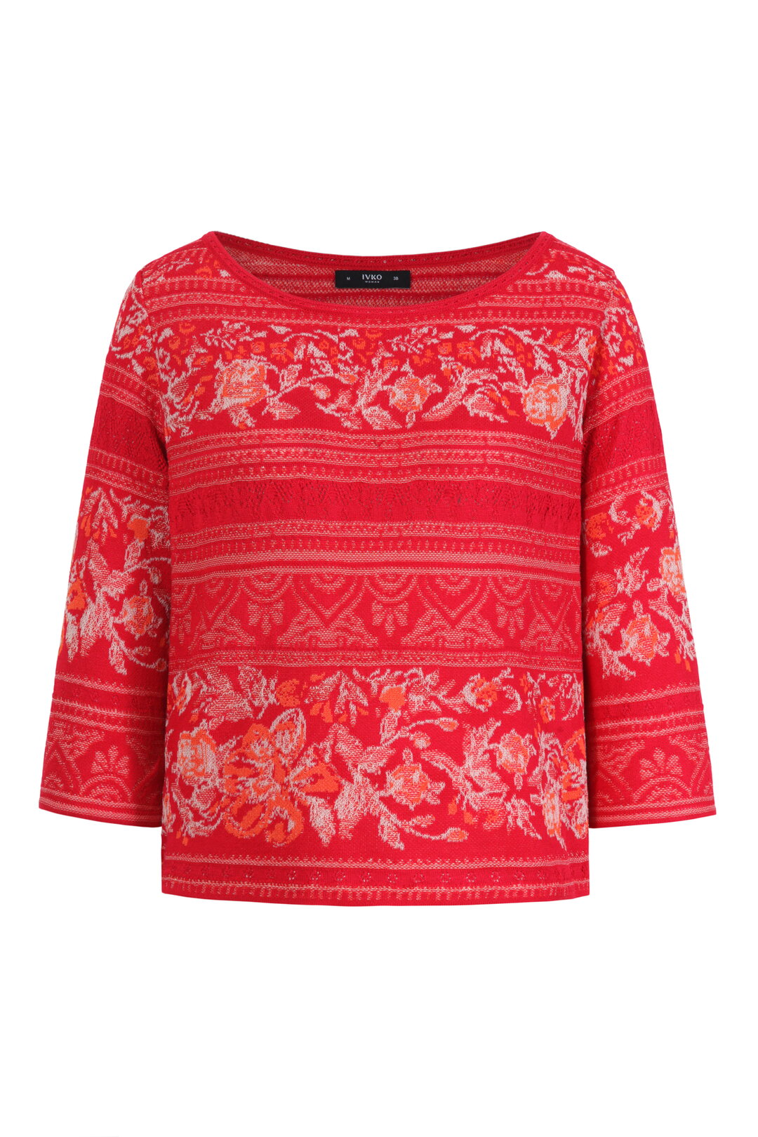 Jacquard-Pullover, Andalusien Motiv