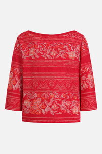 Jacquard-Pullover, Andalusien Motiv