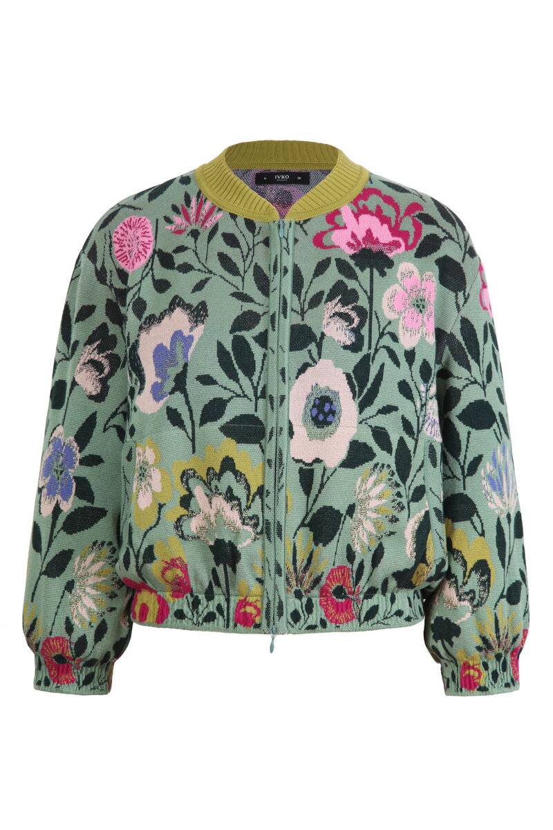 ❤︎ Gypsohila❤︎【新品、タグ付】Flower Knit Jacket gypsohila 新品 Flower Knit Jacket - メルカリ