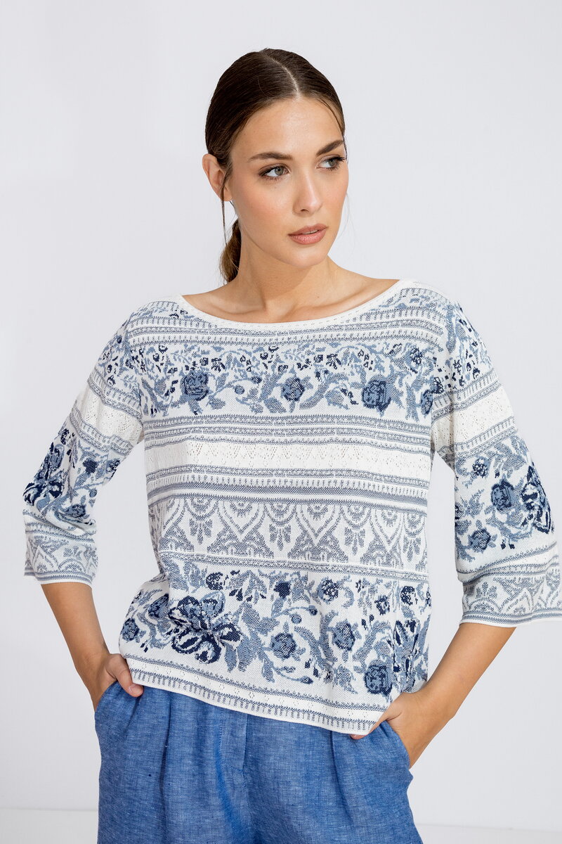 Jacquard Pullover, Andalusia Pattern