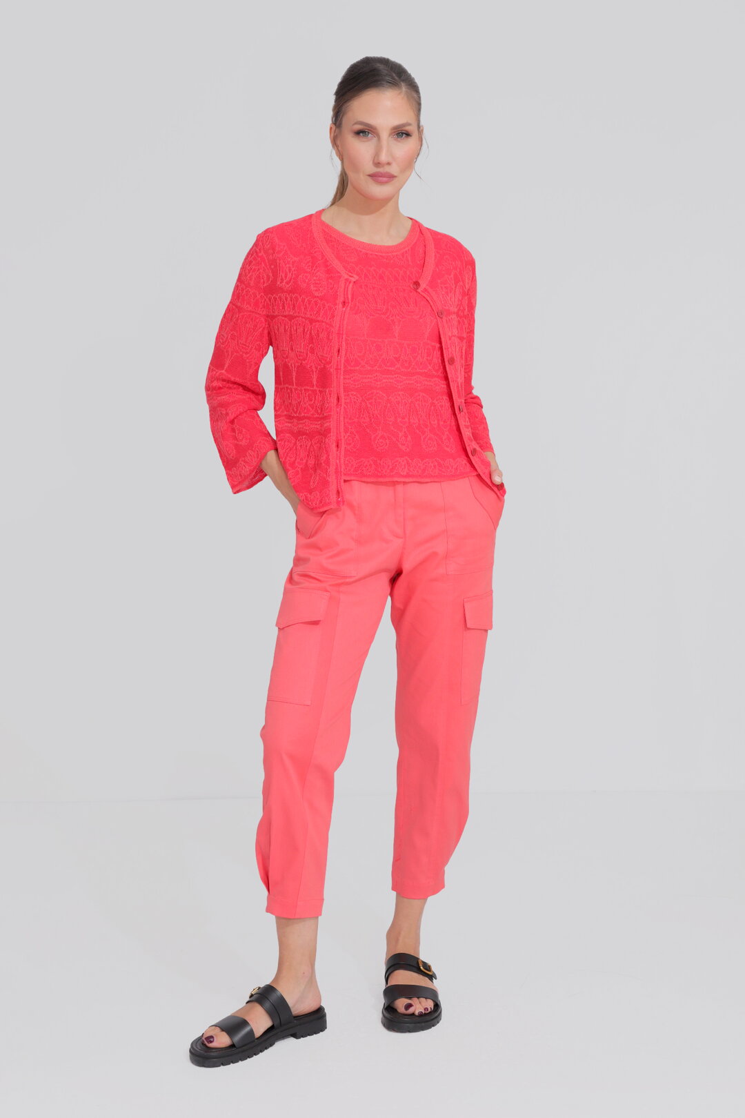 Structure Cardigan, Papyrus Motif