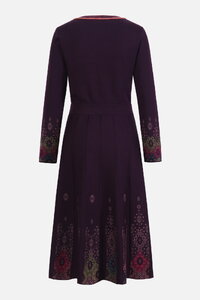 Jacquard Kleid, Ornament Motiv