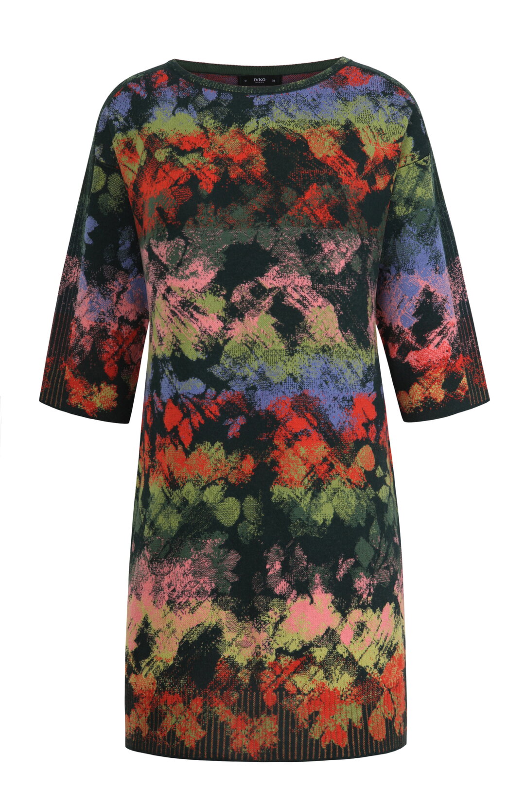 Jacquard Kleid, Camouflage Motiv