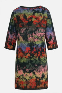 Jacquard Kleid, Camouflage Motiv