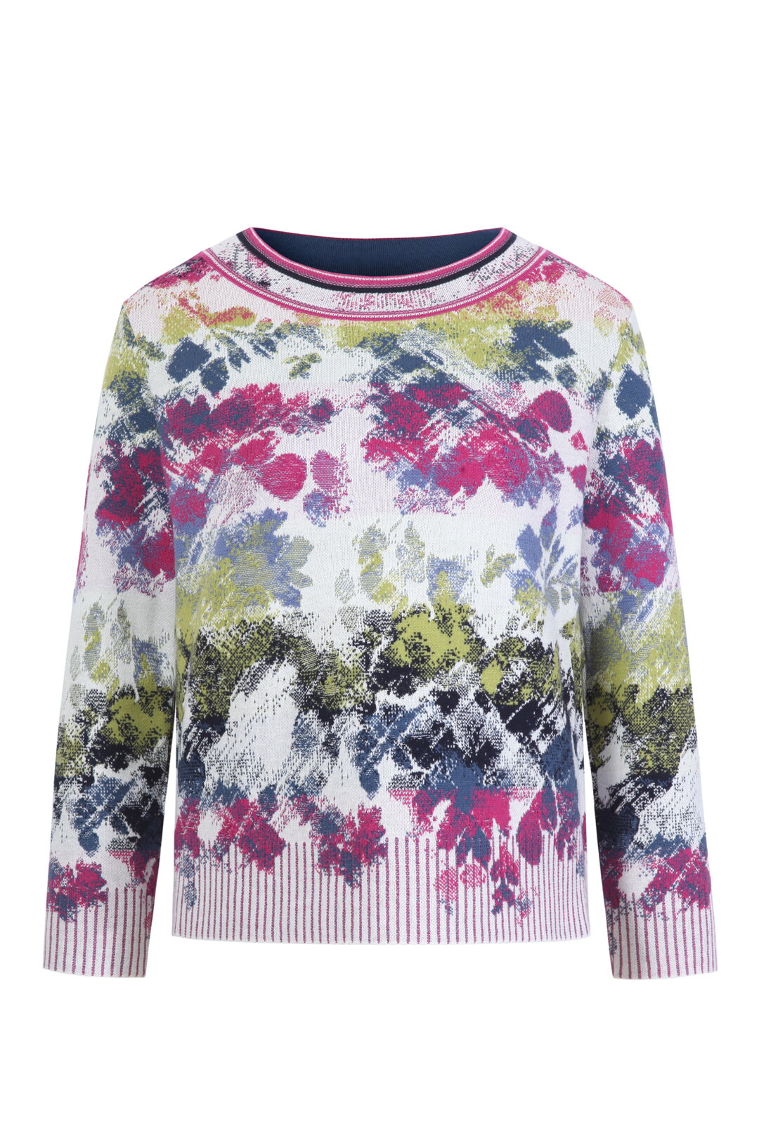 Jacquard Pullover, Camouflage Motiv