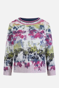 Jacquard Pullover, Camouflage Pattern