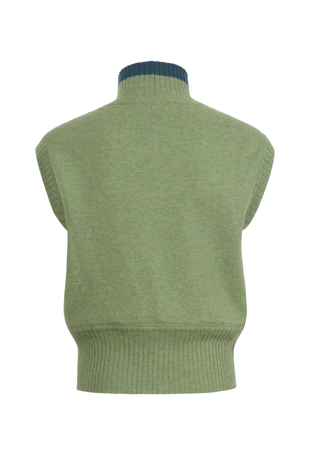 Sleeveless Pullover, Color Blocking