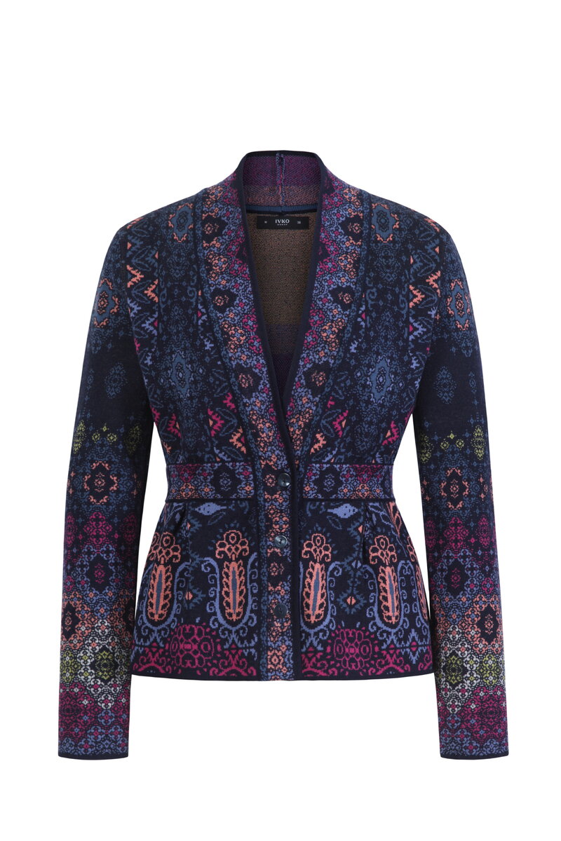 Jacquard Jacket, Ornement Pattern