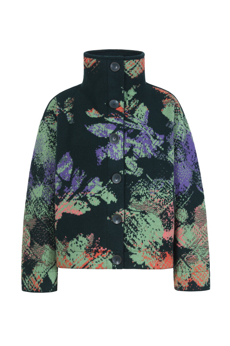 Jacquard Jacket, Camouflage Pattern