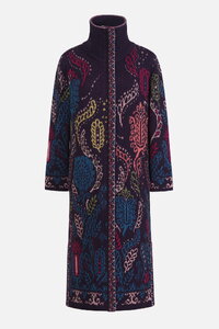 Jacquard Coat, Ornament Pattern