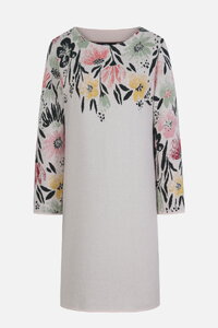 Jacquard Dress, Floral Pattern