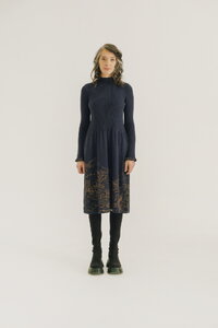 Turtleneck Dress, Favela Pattern