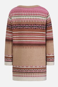 O-Neck Pullover, Stripe Pattern