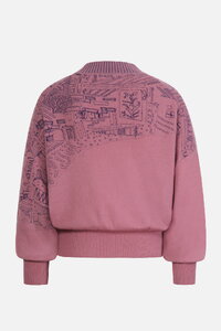 Intarsien-Pullover, Favela Motiv