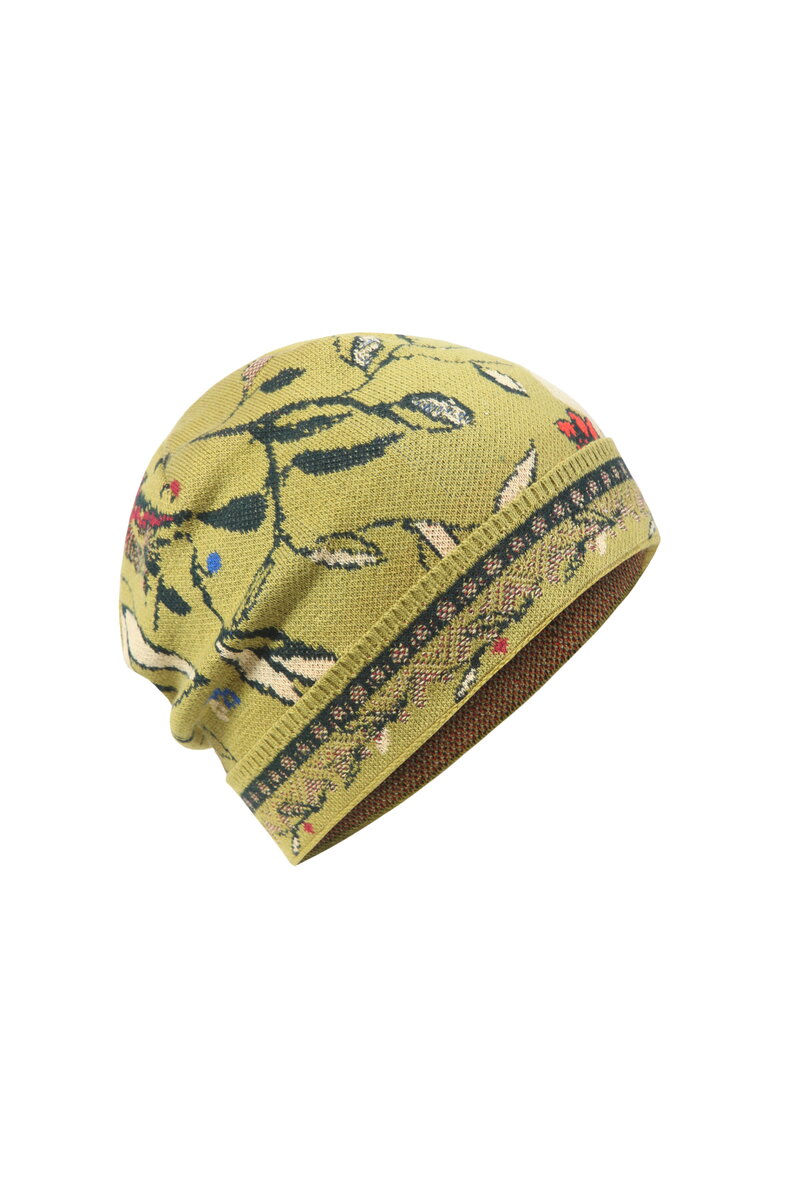 Cap, Floral Pattern