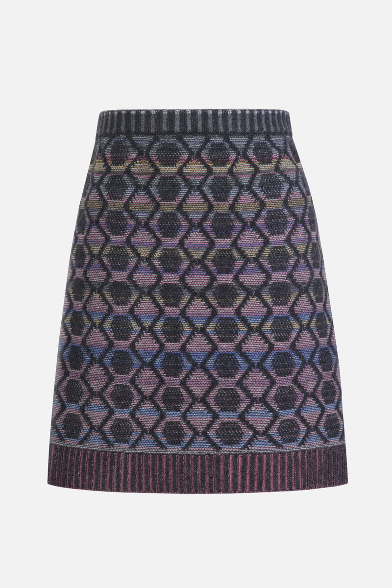 Skirt, Geometric Pattern