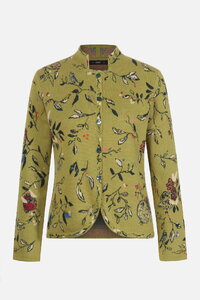 Jacquard Jacket, Floral Pattern