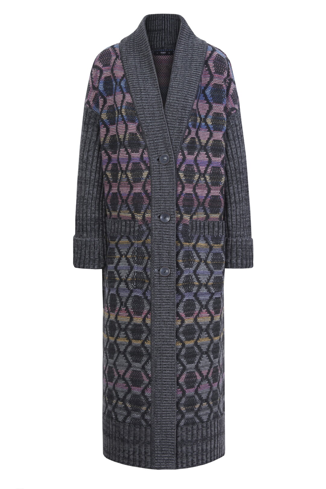 Coat, Geometric Pattern