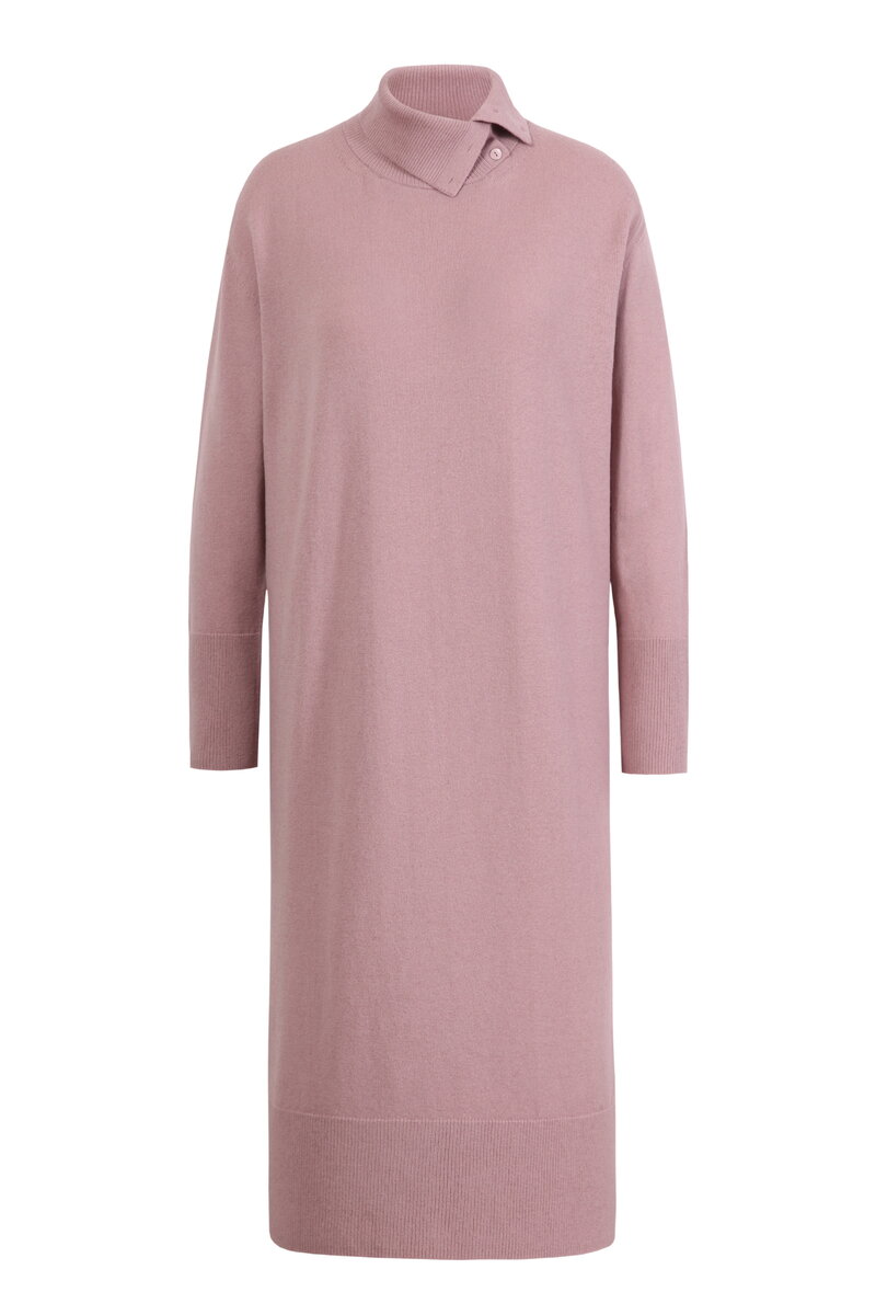 white christmas dresses Mystérieuse White Turtleneck Draped Maxi Dress