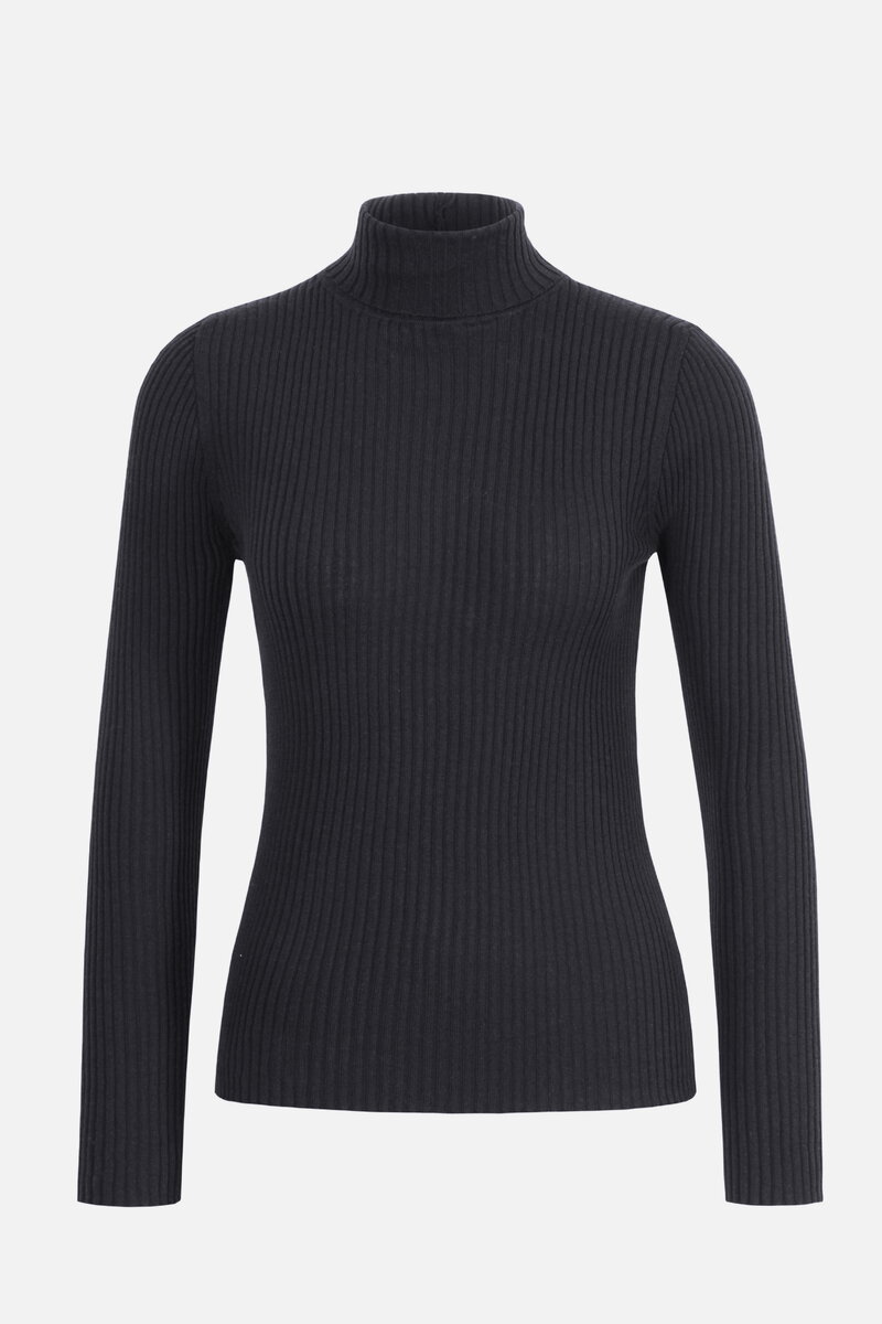 Ribbed Rollneck Pullover