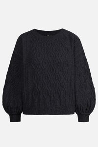 O-Neck Pullover, Structure Pattern