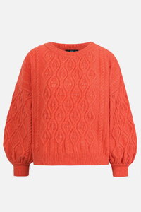 O-Neck Pullover, Structure Pattern