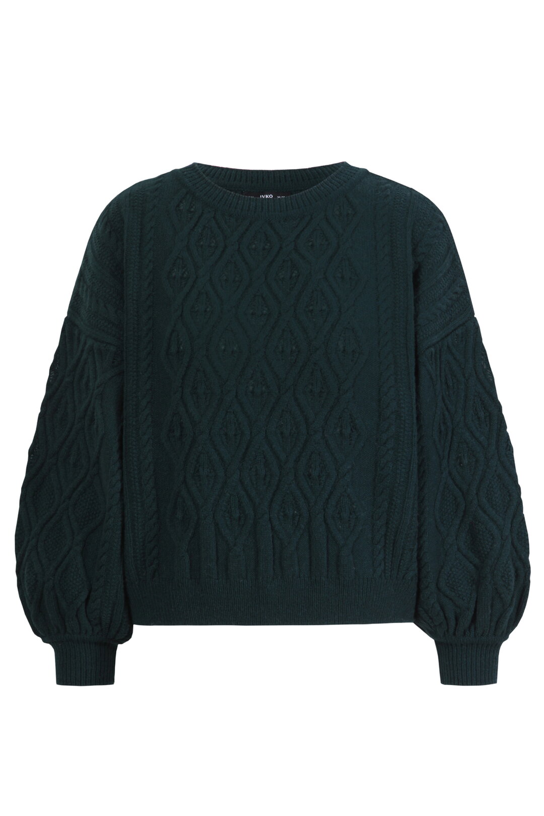 O-Neck Pullover, Structure Pattern