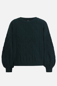 O-Neck Pullover, Structure Pattern