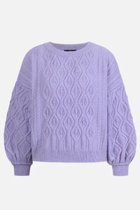 O-Neck Pullover, Structure Pattern