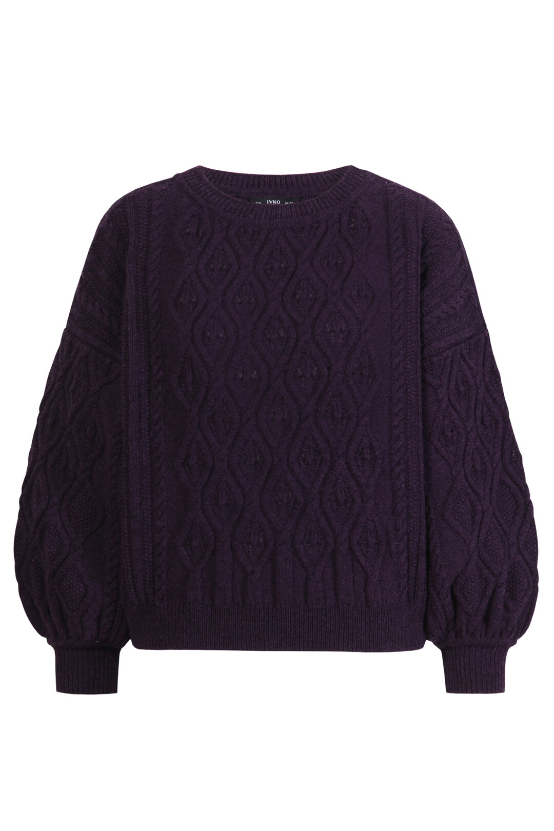 O-Neck Pullover, Structure Pattern