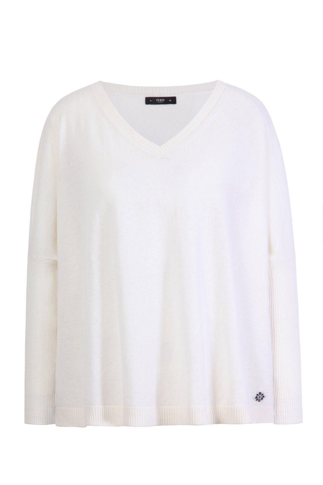 Oversize Pullover mit V-Ausschnitt