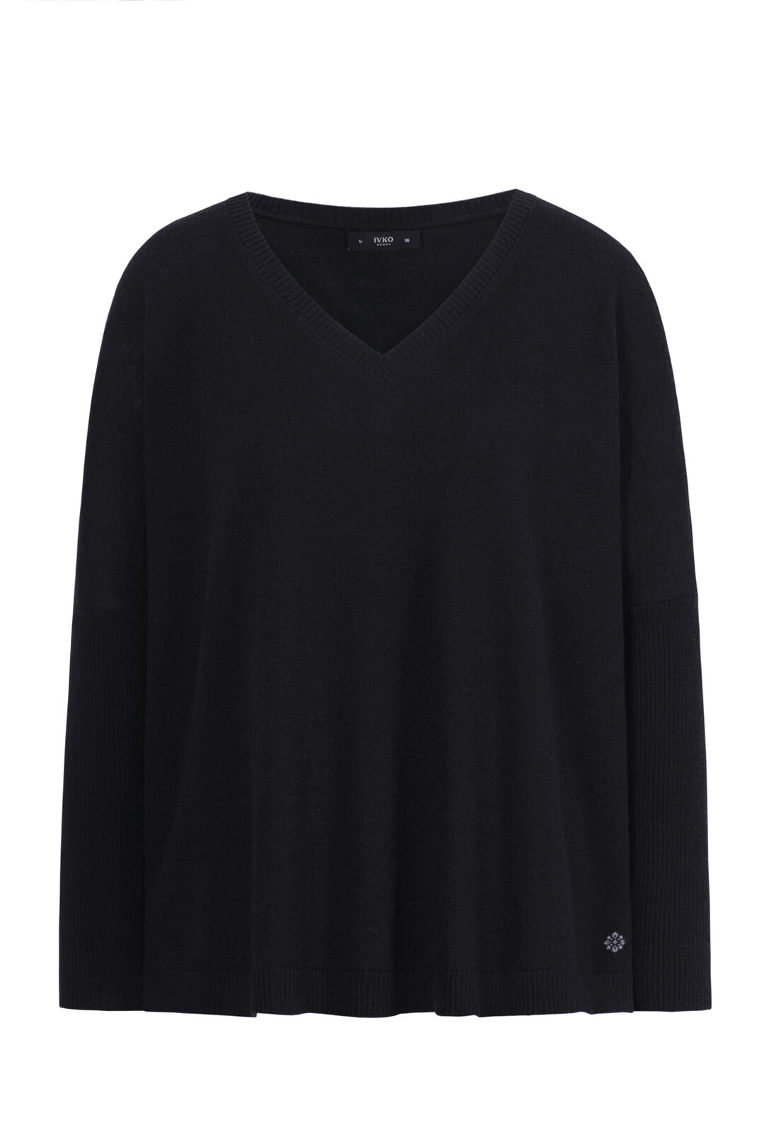 Oversize Pullover mit V-Ausschnitt