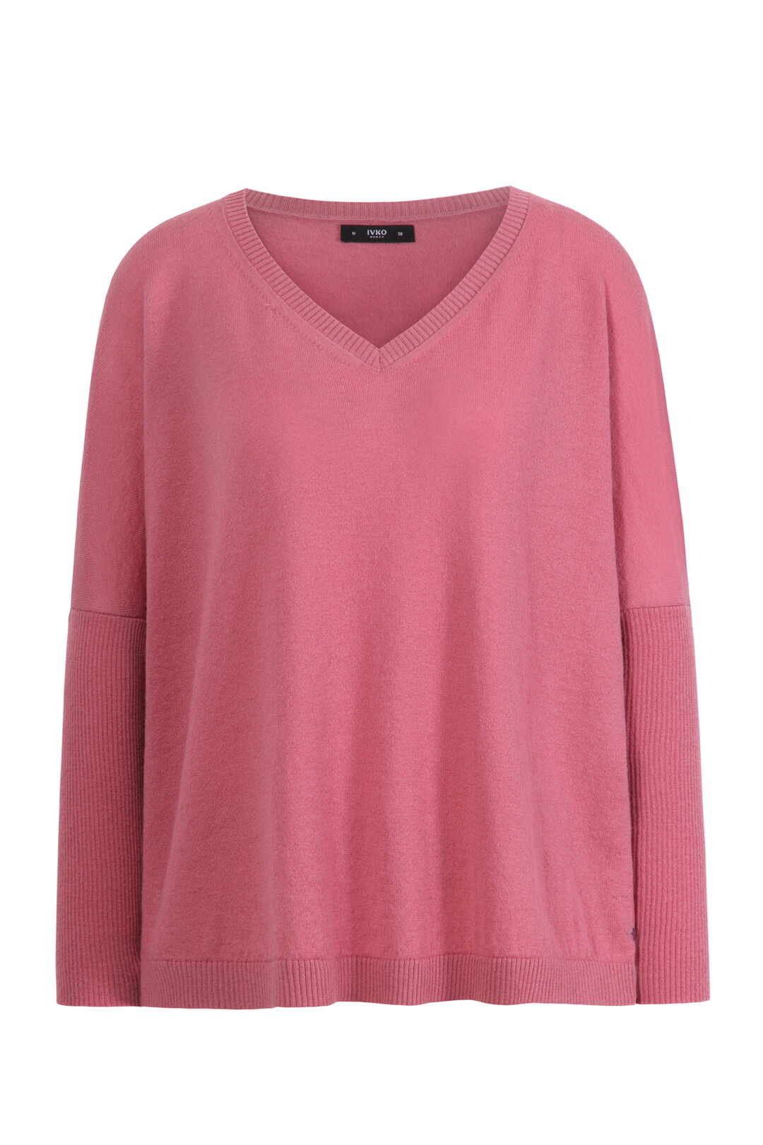 Oversize Pullover mit V-Ausschnitt