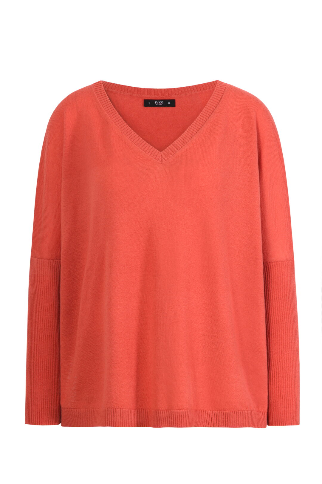 Oversize Pullover mit V-Ausschnitt