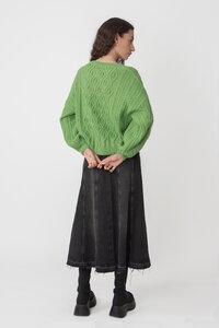 O-Neck Pullover, Structure Pattern