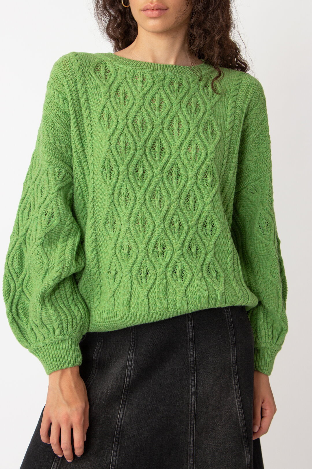 O-Neck Pullover, Structure Pattern