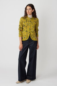 Jacquard Jacket, Floral Pattern